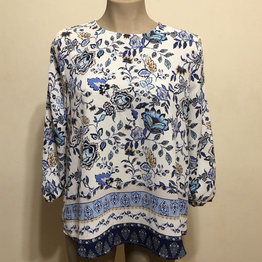 Floral printed blouse